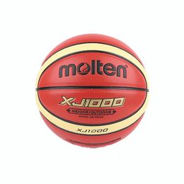 Ballons Molten Basketball Ball XJ1000 taille officielle 7 6 5 cuir PU pour extérieur intérieur Match entraînement hommes femmes adolescent Baloncesto 231024