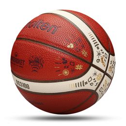 Balles Molten Basketball Haute Qualité Taille Officielle 7 PU Matériel Intérieur Extérieur Hommes Formation Match baloncesto BG3100 230721