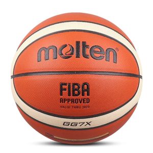 Balles Molten Basketball Taille 7 Certification Officielle Compétition Basketball Ballon Standard Ballon d'Entraînement pour Hommes Femmes Basketball 230703