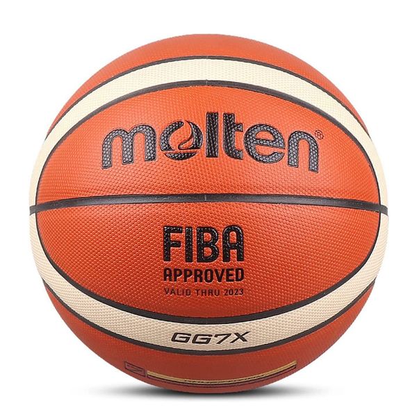 Ballons de basket-ball fondu taille 7, Certification officielle, compétition, ballon Standard, équipe d'entraînement pour hommes et femmes, 230824