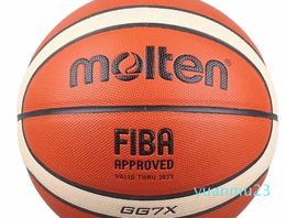Ballen Molten Basketbal Maat Officiële certificering Competitie Basketbal Standaardbal Heren Dames Training