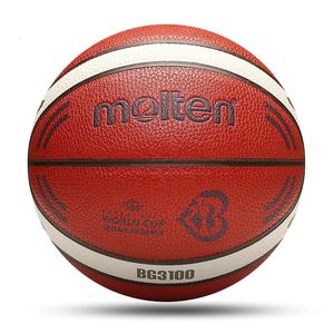 Ballons Ballon de basket-Ball Original fondu taille 765 haute qualité PU résistant à l'usure Match entraînement extérieur intérieur hommes basketbol topu 231204