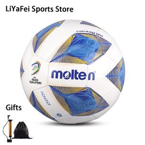 Balones Tamaño fundido 3 4 5 Balones de fútbol Niños Adultos Entrenamiento estándar Partido Balones de fútbol Al aire libre Interior Niños Hombre Futsal Fútbol Regalos gratis 230703