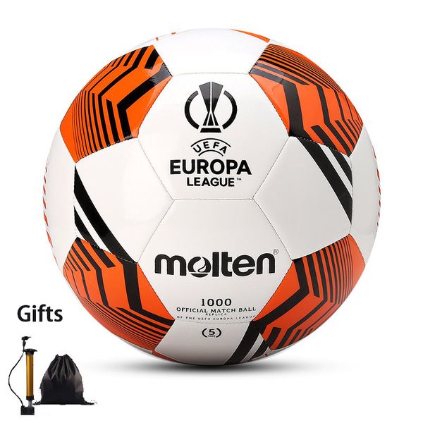 Ballons Molten Taille 4 5 Ballons de football Ligue européenne Standard Futsal Ballon de football Extérieur Intérieur Jeunes Adultes Football Cadeaux gratuits 230703