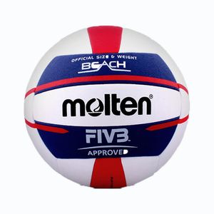 Balles Molten V5B5000 Volleyball Taille standard 5 Ballon de plage en PU souple pour adulte Entraînement de match en plein air intérieur 230831
