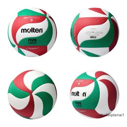 Ballen Molten V5M5000 Volleybal FIVB goedgekeurd officiële maat 5 voor dames heren indoor professionele wedstrijdtraining 231128 E0HM