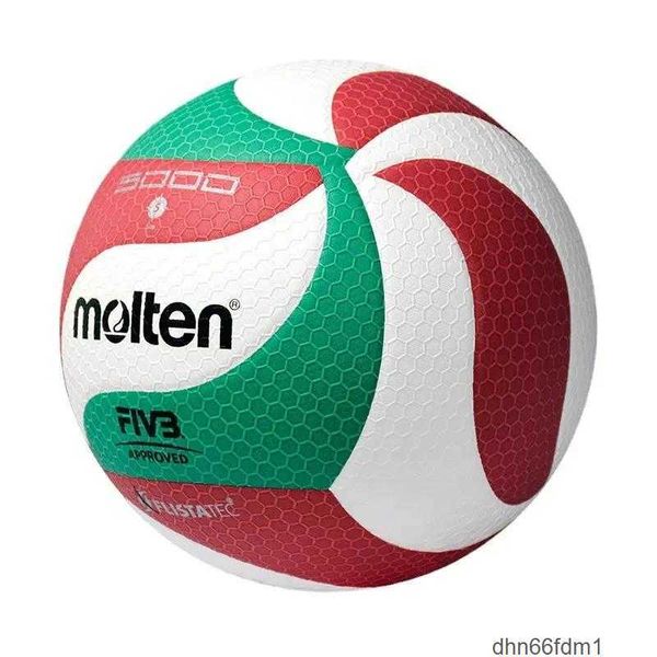 Balls Molten V5M5000 Voleibol FIVB Aprobado Tamaño oficial 5 para mujeres Hombres Entrenamiento de partido profesional en interiores 231128 BD0R