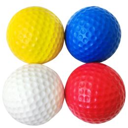 Bolas Nueva Marca Envío Gratis 50 unids/bolsa Rojo Entrenamiento Interior Exterior Práctica Golf Deportes Elástico PU Bolas de Espuma