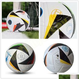 Balls New Top Quality 2024 Euro Cup Taille 5 Soccer Ball Uniforria Finale Final Kyiv Pu Granes Ressistant Football Drop Livrot Spor OT5MX