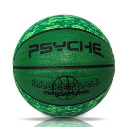 Balles n ° 7 PU série Camouflage basket-ball intérieur extérieur général Junior lycée adulte ballon de basket-ball 231212