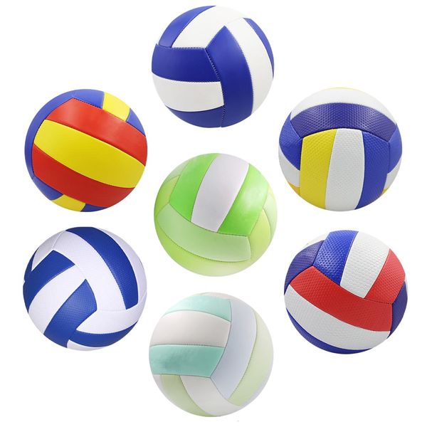 Ballons de volley-ball taille officielle 5 stabilité intérieur extérieur pour entraînement plage débutant jeu balle 230615