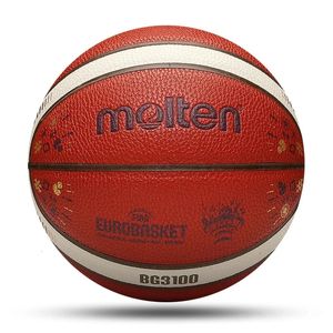 Balles Taille officielle 7 Molten Basketball PU Matériel Intérieur Extérieur Hommes Match d'entraînement 231024
