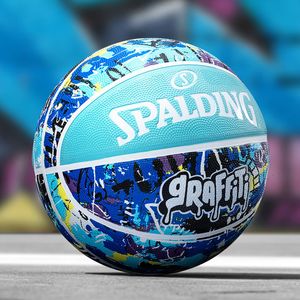 Ballen origineel blauw basketbal 84 373y rubber slijtage resistentie indoor gaming training street ball maat 7 230608