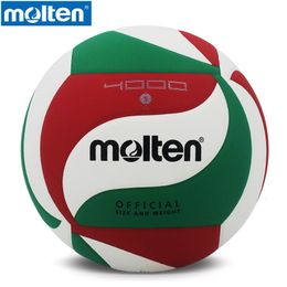 Balles de volley-ball en fusion d'origine v5M4000 Marque de haute qualité Véritable matériau PU en fusion Taille officielle 5 230307