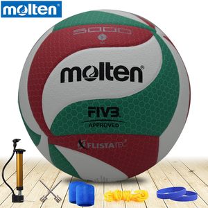 Balles de volley-ball en fusion d'origine V5M5000 Marque de haute qualité Véritable matériau PU en fusion Taille officielle 5 230615