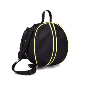 Balles Sports de plein air Shoder Sacs de ballon de football Équipement de formation Stockage Mesh Side Sac ouvert bidirectionnel Volleyball Basketball 230703 Drop Dhbzo