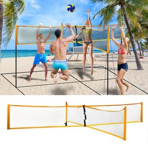 Ballen Draagbaar Professioneel Outdoor Zand Gras Of Binnen Cross Volleybal Sport Volleybalnet Quickstart Tennis Badminton Vierkant 230712