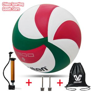 Balls Printing volleyball Model5500 size 5 camping volleyball outdoor sports training optional pump needle bag 231206