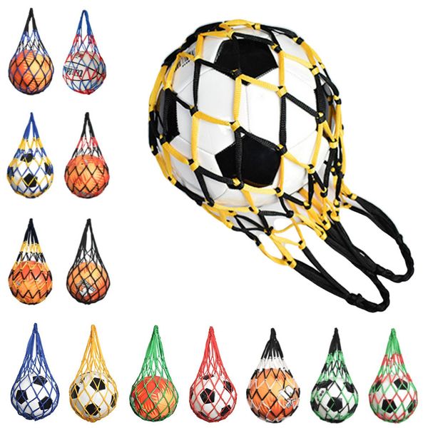 Balls Pro Basketball Nylon Net Bag Multi-use Sport Ball Portable Mesh Storage Network Bags pour Volleyball Football Soccer 230518