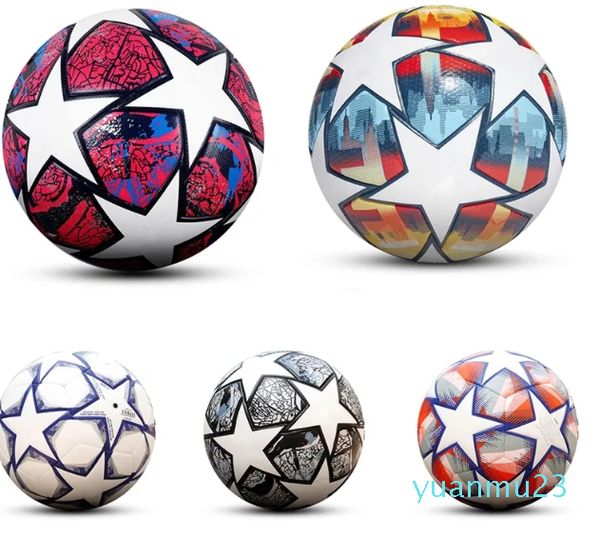 Ballons de football professionnels, taille officielle, trois couches, résistants à l'usure, durables, doux, sans couture, jeu d'entraînement en groupe