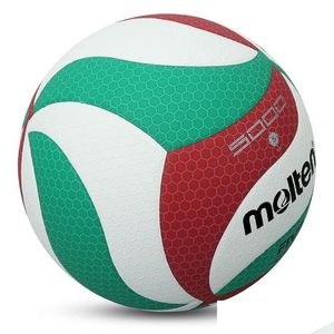 Balles Professionnel Haute Qualité Pu Cuir Volleyball Extérieur Entraînement Intérieur Compétition Standard Plage 230313 Drop Livraison Sports Dhmkx