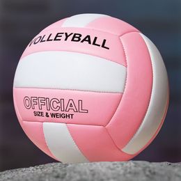 Balles Ballon d'entraînement de volley-ball professionnel pour les jeunes et les débutants, taille souple 5, outil de pratique de jeu en salle 230831