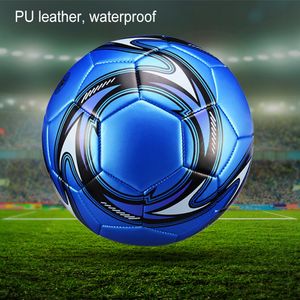 Ballen PU-leer machinaal gestikt voetbal volwassenen wedstrijdvoetballen waterdicht maat 5 oefenen sportaccessoires 230906