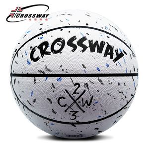 Balones s Brand CROSSWAY L702 Balón de baloncesto PU Materia Tamaño oficial 7 Gratis con bolsa de red Aguja 230307