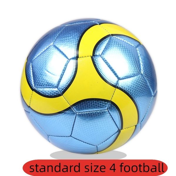 Balones Tamaño 4 Fútbol PVC Cosido a máquina Patadas Resistentes a prueba de agua Entrenamiento duradero Balón de fútbol Niños Jóvenes Equipo Partido Balón 230715