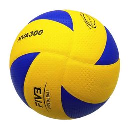 Balls Size 5 Volleyball PU Ball Sports Sand Beach Playground Gym Gym jouer une formation portable pour les professionnels des enfants MVA300 231011 DH2WD