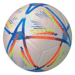 Ballons Ballon de Football Taille Officielle 5 Ballons de Football Match Coloré Entraînement de Groupe Sports Play 230729