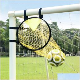 Ballen Voetbal Trainingsuitrusting Voetbal Schieten Doel Net Doel Jeugd Kick Oefentopjes 231113 Drop Delivery Sport Buitenshuis Athl Dhokp