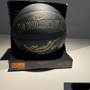 Ballen Spalding 24K Black Mamba Merch Basketbalbal Camouflage Commemorative Edition Slijtvast Maat 7 Iti Geel Groen Trend Ind Dhhey