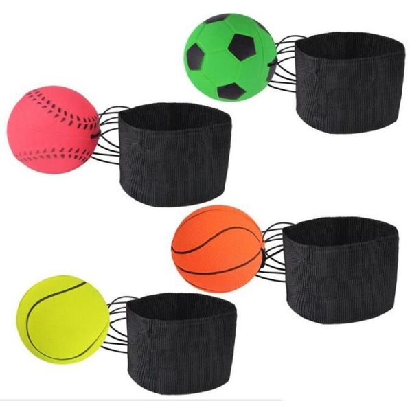 Balles Éponge Balle En Caoutchouc 1440Pcs Lancer Bouncy Enfants Drôle Élastique Réaction Bande De Poignet Pour Jeu En Plein Air Jouet Enfant Drop Deliv Dhh0T