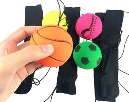 Ballen spons rubberen bal honkbal groen geel 1000 stks honkbal gooien springkussen kinderen grappig elastische reactie training polsband balspel speelgoed kind meisjes