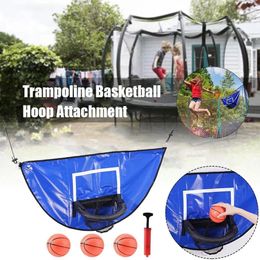 Filet de basket-ball standard, support de basket-ball pour trampoline, fixation de panier de basket-ball, fixation de filet pour enfants, jeux H6L5 231213