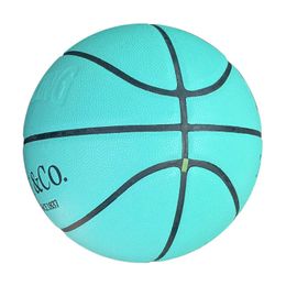 Balls To Girl's Gift Bleu Basket-Ball Adulte Enfants Durable Ball Star PU Cadeau Formation Compétition Spécial Basket-Ball Taille5 6 7 231213