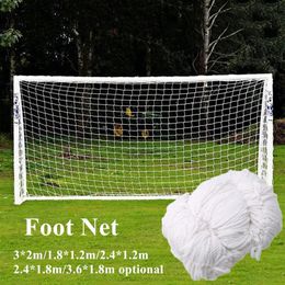 Bälle Top Qualität Fußball Tor Mesh Net Fußball Fußball Tor Pfosten Net Für Sport Training Spiel Ersetzen Kinder Kind Geschenk 1,8X1,2 M 3X2M 231124