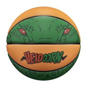 Pelotas Veidoorn Baloncesto de goma de alta calidad Tamaño 7 Pelota deportiva naranja y verde para interiores y exteriores 231115