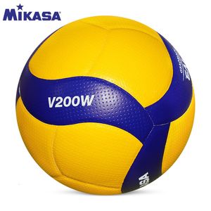 Balones de voleibol No 5 V200W equipo para mujer FIVB balón de competición para interior genuino 230307
