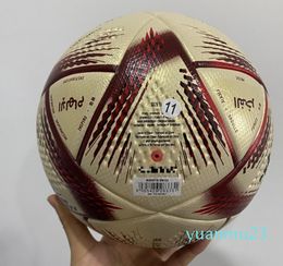 Balones Años Final de la Copa Mundial Balón de fútbol Al Hilm Champagne Gold Soporte de ventas directas de fábrica