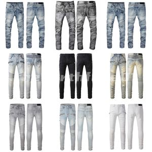 Parijse stijl mode heren jeans eenvoudige zomer lichtgewicht denim broek groot formaat ontwerper casual solide klassieke rechte jeans voor heren