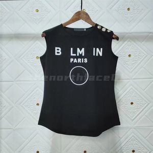 Vrouwen Kleding Tank Top Dames Designer T-shirt Zwart Wit Zomer Korte Mouw Dames Kleding Maat S-L