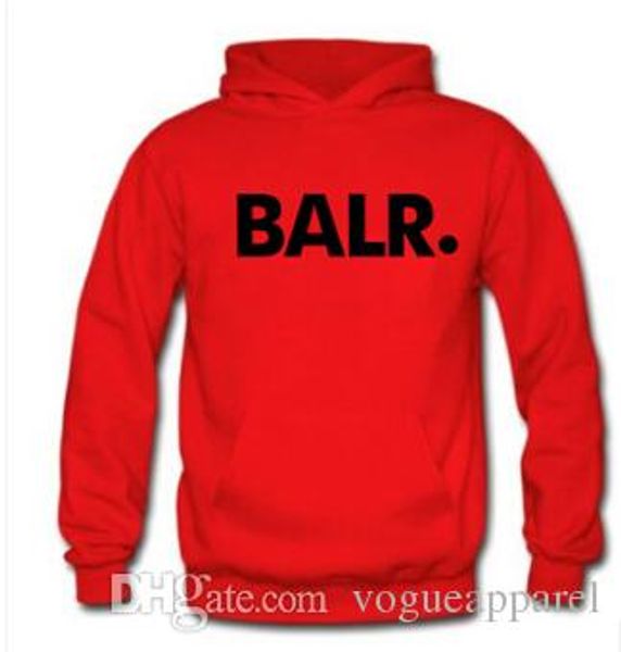 BALR letras impresas sudaderas con capucha para hombre primavera otoño jerseys de lana sudaderas con capucha chándales deportivos Tops de manga larga