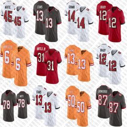 Baker Mayfield Mike Evans Aangepaste voetbalshirts Calijah Kancey Rachaad Devin White Chris Godwin Mike Alstott Vita Vea Antoine Winfield Tristan Wirfs Tom Brady