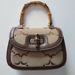 Bambus Tasche Umhängetaschen Luxurys Heiße Designer Dame Qualität 2023 Frauen Handtasche Mode Handtaschen Mutter Cossbody Kupplung Brieftasche Totes Drucken Geldbörse Buchstaben