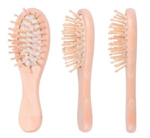 Bamboo borstelt het ontwarren van houten haarborstel nat of droog ovaal haarborstel 16453cm voor vrouwelijke mannen en kinderen 481 v28467020