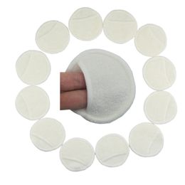 Bamboe Katoen Zachte Herbruikbare Huidverzorging Gezicht Doekjes Wasbare Diepe Reiniging Cosmetica Tool Ronde Make-Up Remover Pad F3210