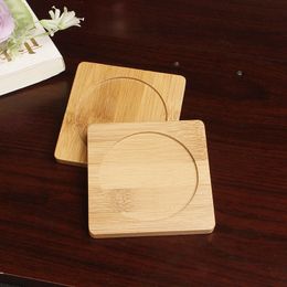 Bamboe Cup Mat Cup Coasters Klassieke Mok Pad Square Bowl Table Pad Keuken Accessoires Gereedschap