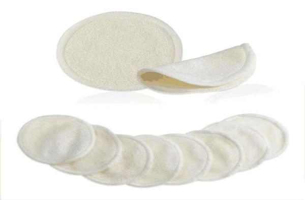 Bambou Fibre Makeup Remover Pad Velvet Bamboo Coton Soft Dirt Réutilisable Réutilisable Réussiable Beauté Maquillage Tool de nettoyage L2449716